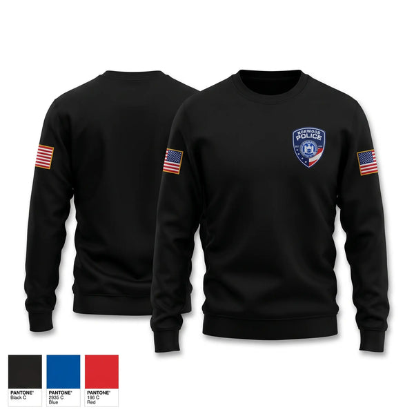 Crew Neck Sweatshirt, Norwood Village Police Department, Police, Teamtime, Team time, sublimation, custom sports apparel, team uniforms, spirit wear, spiritwear, sports uniforms, custom shirts, team store, custom team store, fundraiser sports, apparel fundraiser