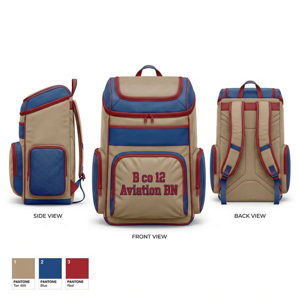 Gear Bag, B co 12 Aviation BN, Army, Teamtime, Team time, sublimation, custom sports apparel, team uniforms, spirit wear, spiritwear, sports uniforms, custom shirts, team store, custom team store, fundraiser sports, apparel fundraiser