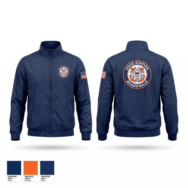 Windbreaker, Station Ocean City, Coast Guard, Teamtime, Team time, sublimation, custom sports apparel, team uniforms, spirit wear, spiritwear, sports uniforms, custom shirts, team store, custom team store, fundraiser sports, apparel fundraiser
