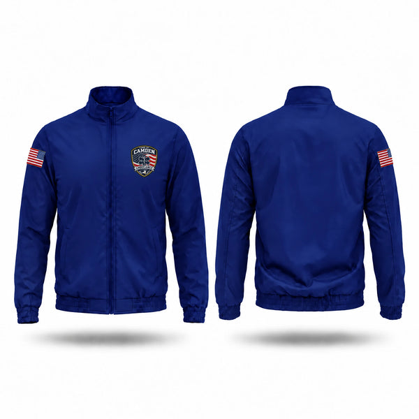 Windbreaker, Town of Camden, EMS/EMT, Teamtime, Team time, sublimation, custom sports apparel, team uniforms, spirit wear, spiritwear, sports uniforms, custom shirts, team store, custom team store, fundraiser sports, apparel fundraiser