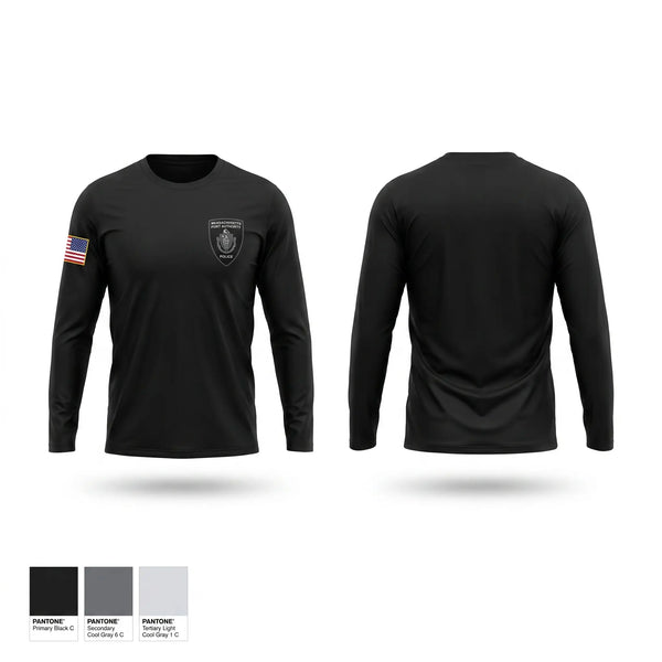 Long Sleeve Performance Shirt, Massachusetts Port Authority Police, Police, Teamtime, Team time, sublimation, custom sports apparel, team uniforms, spirit wear, spiritwear, sports uniforms, custom shirts, team store, custom team store, fundraiser sports, apparel fundraiser