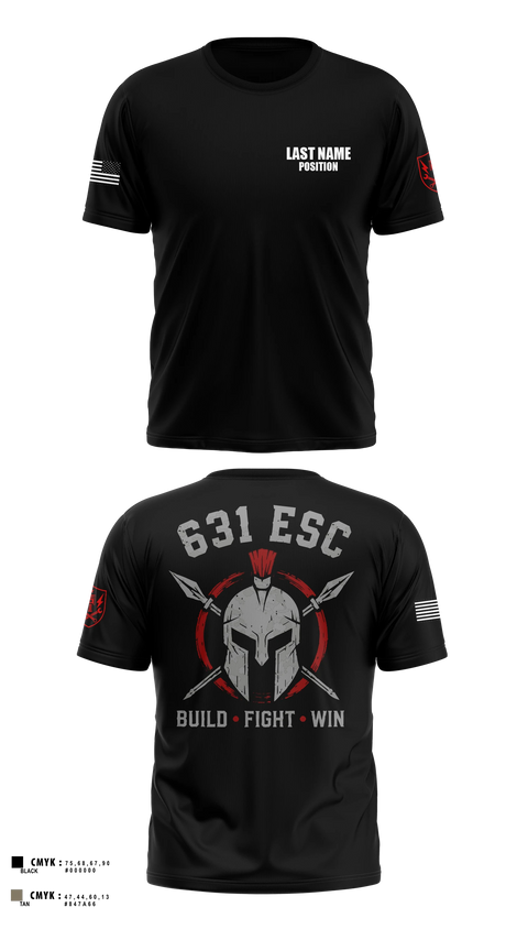 Short Sleeve Performance Shirt, 631st ESC, Army, Teamtime, Team time, sublimation, custom sports apparel, team uniforms, spirit wear, spiritwear, sports uniforms, custom shirts, team store, custom team store, fundraiser sports, apparel fundraiser
