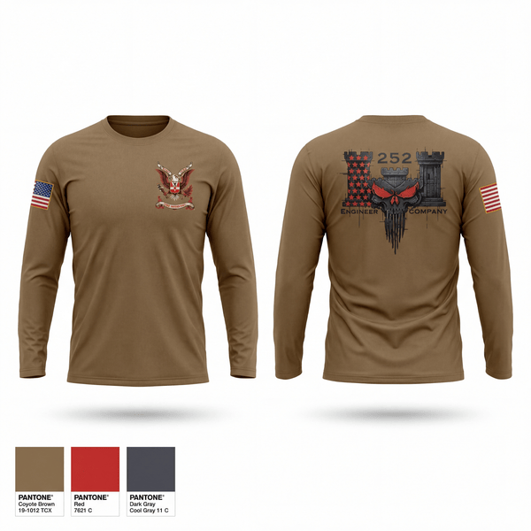 Long Sleeve Performance Shirt, 252 ENG CO, National Guard, Teamtime, Team time, sublimation, custom sports apparel, team uniforms, spirit wear, spiritwear, sports uniforms, custom shirts, team store, custom team store, fundraiser sports, apparel fundraiser