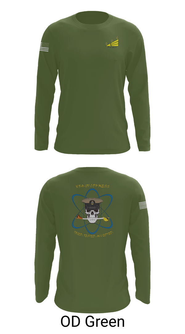 Long Sleeve Performance Shirt, VFA-151, , Teamtime, Team time, sublimation, custom sports apparel, team uniforms, spirit wear, spiritwear, sports uniforms, custom shirts, team store, custom team store, fundraiser sports, apparel fundraiser