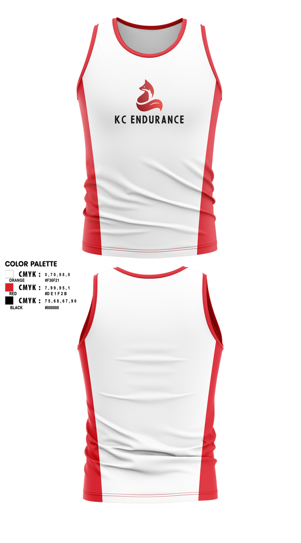 Mens Track Singlet, KC Endurance, , Teamtime, Team time, sublimation, custom sports apparel, team uniforms, spirit wear, spiritwear, sports uniforms, custom shirts, team store, custom team store, fundraiser sports, apparel fundraiser