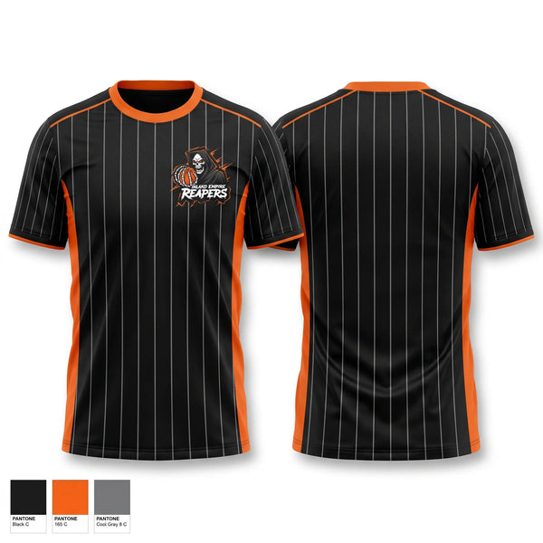 Soft Poly Tee Cotton Like Feel, IE Reapers, Men's Basketball, Teamtime, Team time, sublimation, custom sports apparel, team uniforms, spirit wear, spiritwear, sports uniforms, custom shirts, team store, custom team store, fundraiser sports, apparel fundraiser