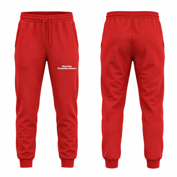 Sweatpants, Elmo Fire Protection District, Fire Department, Teamtime, Team time, sublimation, custom sports apparel, team uniforms, spirit wear, spiritwear, sports uniforms, custom shirts, team store, custom team store, fundraiser sports, apparel fundraiser