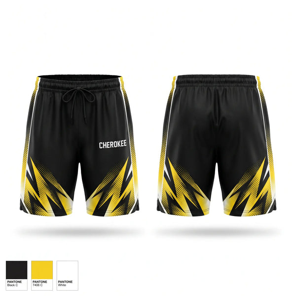 Athletic Shorts With Pockets, Cherokee, Cross Country, Teamtime, Team time, sublimation, custom sports apparel, team uniforms, spirit wear, spiritwear, sports uniforms, custom shirts, team store, custom team store, fundraiser sports, apparel fundraiser