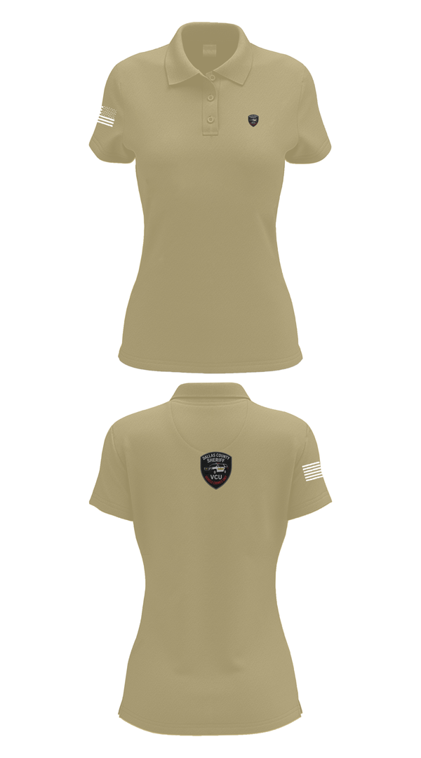 Womens Short Sleeve Performance Polo, Vehicle Crimes Unit, , Teamtime, Team time, sublimation, custom sports apparel, team uniforms, spirit wear, spiritwear, sports uniforms, custom shirts, team store, custom team store, fundraiser sports, apparel fundraiser