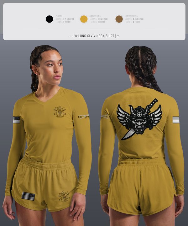 Womens Long Sleeve Vneck Shirt, FSC 1-1 SFG(A), , Teamtime, Team time, sublimation, custom sports apparel, team uniforms, spirit wear, spiritwear, sports uniforms, custom shirts, team store, custom team store, fundraiser sports, apparel fundraiser