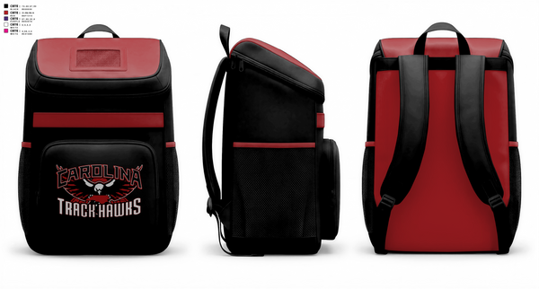 Gear Bag, Carolina Track Hawks, Track & Field, Teamtime, Team time, sublimation, custom sports apparel, team uniforms, spirit wear, spiritwear, sports uniforms, custom shirts, team store, custom team store, fundraiser sports, apparel fundraiser