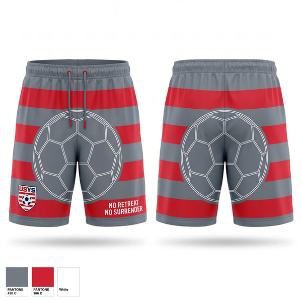 Athletic Shorts With Pockets, Patriots United FC, Men's Soccer, Teamtime, Team time, sublimation, custom sports apparel, team uniforms, spirit wear, spiritwear, sports uniforms, custom shirts, team store, custom team store, fundraiser sports, apparel fundraiser