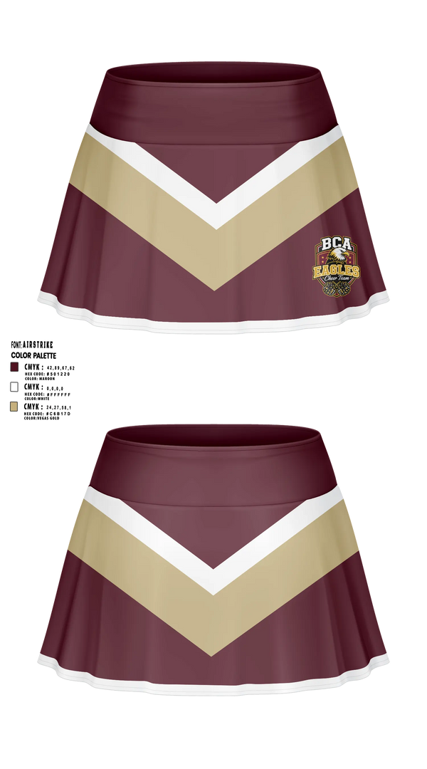Skort, Eagles, Cheer, Teamtime, Team time, sublimation, custom sports apparel, team uniforms, spirit wear, spiritwear, sports uniforms, custom shirts, team store, custom team store, fundraiser sports, apparel fundraiser