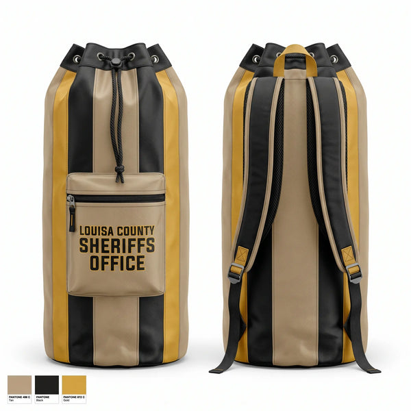 Gear Bag, Louisa County Sheriff's Office, Police, Teamtime, Team time, sublimation, custom sports apparel, team uniforms, spirit wear, spiritwear, sports uniforms, custom shirts, team store, custom team store, fundraiser sports, apparel fundraiser