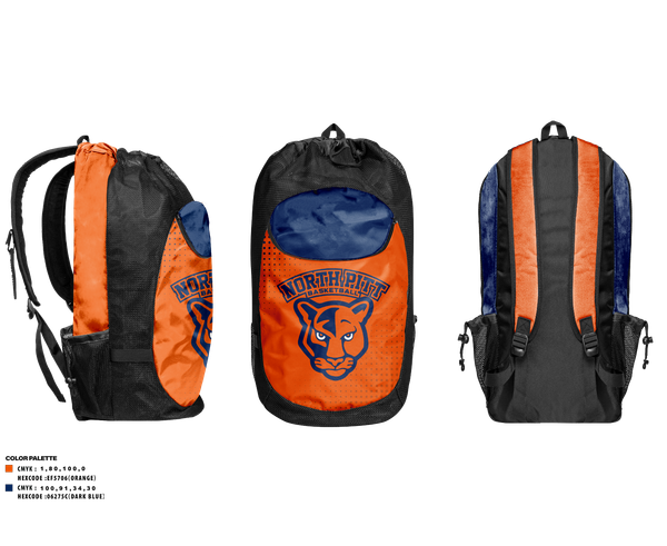 Gear Bag, North Pitt High School Basketball, Men's Basketball, Teamtime, Team time, sublimation, custom sports apparel, team uniforms, spirit wear, spiritwear, sports uniforms, custom shirts, team store, custom team store, fundraiser sports, apparel fundraiser