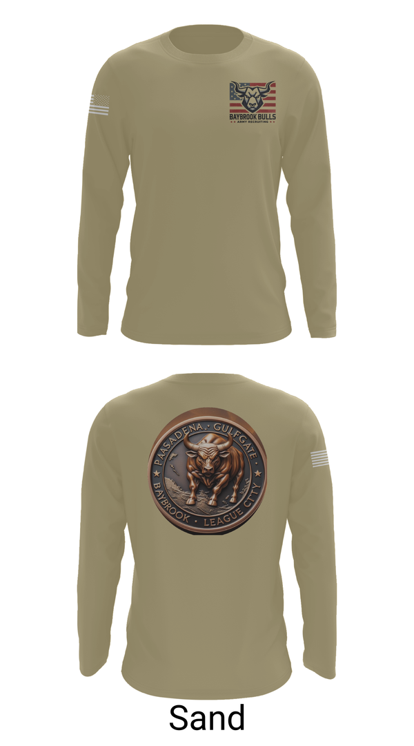 Long Sleeve Performance Shirt, Baybrook Army Recruiting Company, , Teamtime, Team time, sublimation, custom sports apparel, team uniforms, spirit wear, spiritwear, sports uniforms, custom shirts, team store, custom team store, fundraiser sports, apparel fundraiser