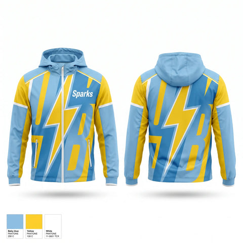 Windbreaker, Sparks, Softball, Teamtime, Team time, sublimation, custom sports apparel, team uniforms, spirit wear, spiritwear, sports uniforms, custom shirts, team store, custom team store, fundraiser sports, apparel fundraiser