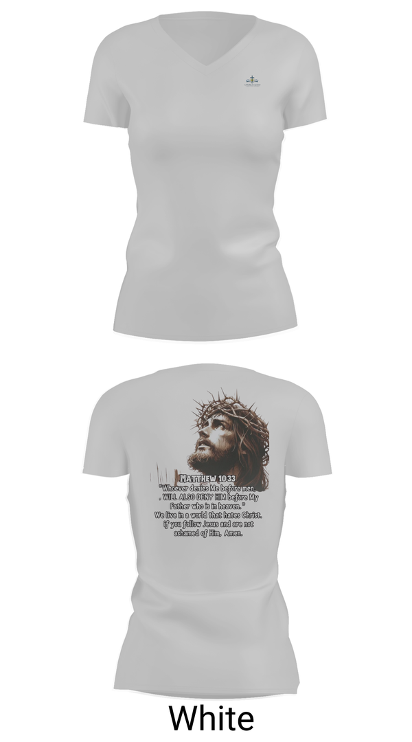 Womens Short Sleeve Vneck Shirt, Homosassa Church of God, , Teamtime, Team time, sublimation, custom sports apparel, team uniforms, spirit wear, spiritwear, sports uniforms, custom shirts, team store, custom team store, fundraiser sports, apparel fundraiser