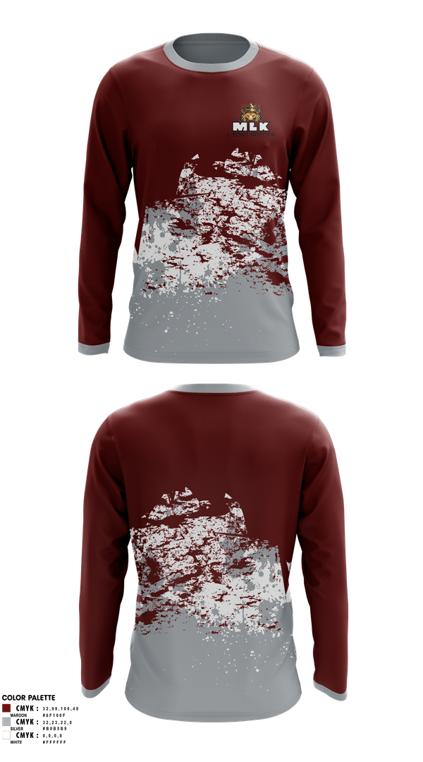 Long Sleeve Performance Shirt, MLK Lions Soccer, Men's Soccer, Teamtime, Team time, sublimation, custom sports apparel, team uniforms, spirit wear, spiritwear, sports uniforms, custom shirts, team store, custom team store, fundraiser sports, apparel fundraiser