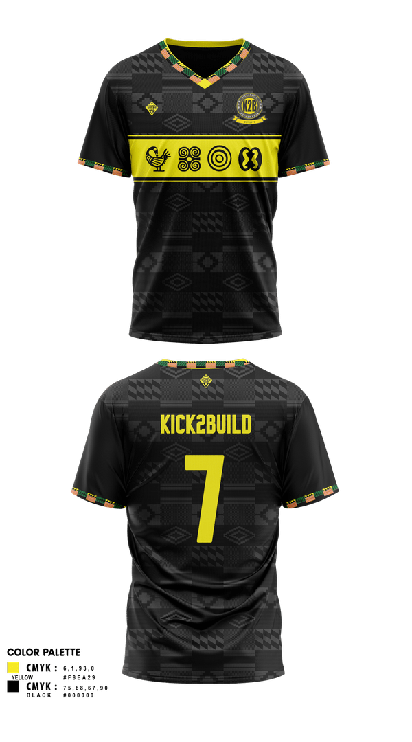 Mens Soccer Jersey, Kick 2 Build Soccer Club, Men's Soccer, Teamtime, Team time, sublimation, custom sports apparel, team uniforms, spirit wear, spiritwear, sports uniforms, custom shirts, team store, custom team store, fundraiser sports, apparel fundraiser