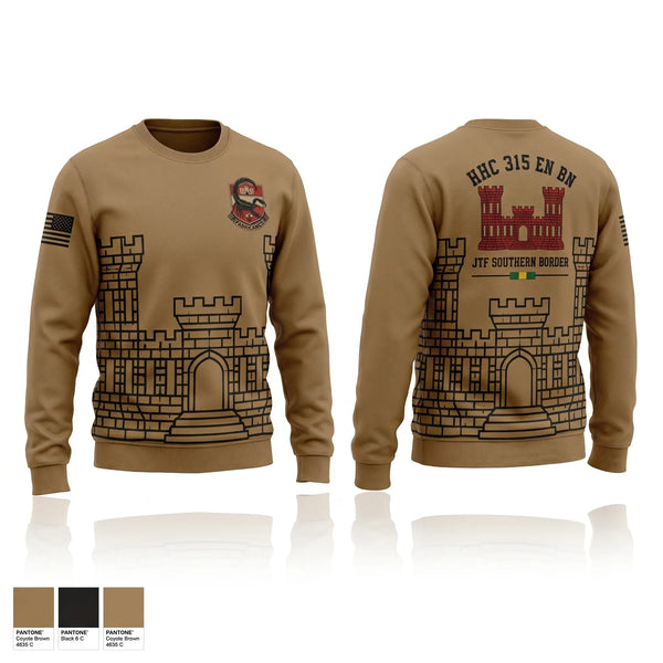 Crew Neck Sweatshirt, 315 EN BN, Army, Teamtime, Team time, sublimation, custom sports apparel, team uniforms, spirit wear, spiritwear, sports uniforms, custom shirts, team store, custom team store, fundraiser sports, apparel fundraiser