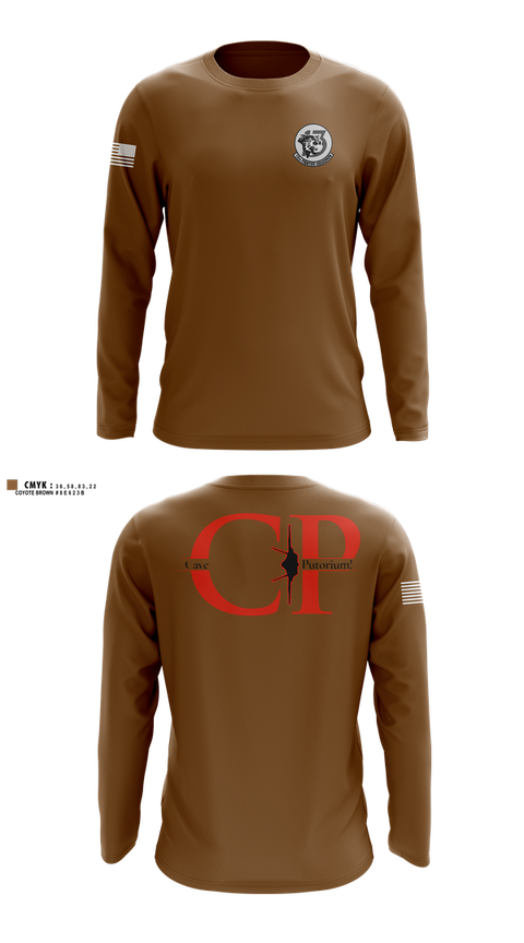 Long Sleeve Performance Shirt, 13th Fighter Squadron, Air Force, Teamtime, Team time, sublimation, custom sports apparel, team uniforms, spirit wear, spiritwear, sports uniforms, custom shirts, team store, custom team store, fundraiser sports, apparel fundraiser