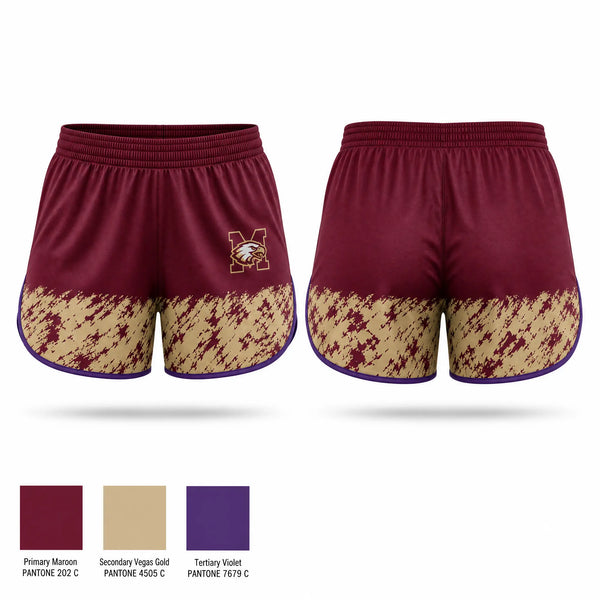 Womens Shorts, Milano Eagles, Baseball, Teamtime, Team time, sublimation, custom sports apparel, team uniforms, spirit wear, spiritwear, sports uniforms, custom shirts, team store, custom team store, fundraiser sports, apparel fundraiser