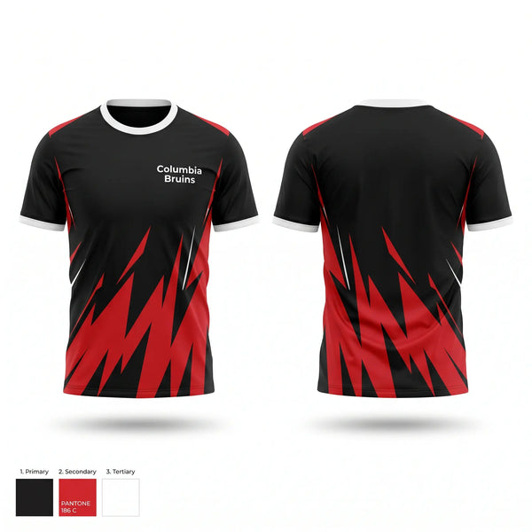 Short Sleeve Performance Shirt, Columbia Bruins, Cheer, Teamtime, Team time, sublimation, custom sports apparel, team uniforms, spirit wear, spiritwear, sports uniforms, custom shirts, team store, custom team store, fundraiser sports, apparel fundraiser