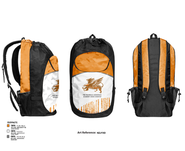 Gear Bag, The Palmdale Aerospace Academy Cross Country, Cross Country, Teamtime, Team time, sublimation, custom sports apparel, team uniforms, spirit wear, spiritwear, sports uniforms, custom shirts, team store, custom team store, fundraiser sports, apparel fundraiser