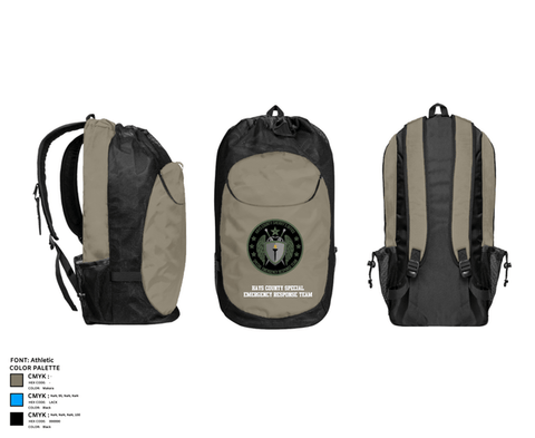 Gear Bag, Hays County Special Emergency Response Team, Police, Teamtime, Team time, sublimation, custom sports apparel, team uniforms, spirit wear, spiritwear, sports uniforms, custom shirts, team store, custom team store, fundraiser sports, apparel fundraiser