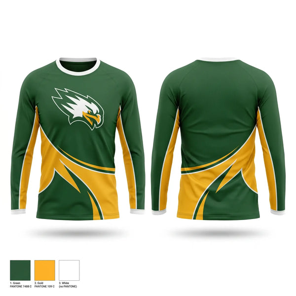 Long Sleeve Performance Shirt, Seneca Valley, Men's Basketball, Teamtime, Team time, sublimation, custom sports apparel, team uniforms, spirit wear, spiritwear, sports uniforms, custom shirts, team store, custom team store, fundraiser sports, apparel fundraiser