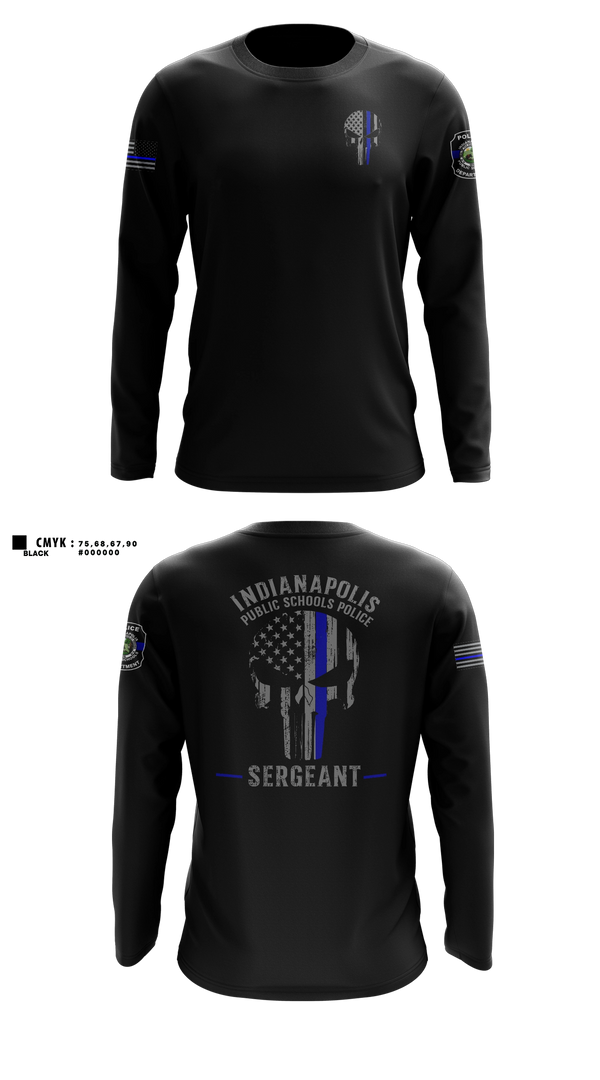 Long Sleeve Performance Shirt, IPSPD, Police, Teamtime, Team time, sublimation, custom sports apparel, team uniforms, spirit wear, spiritwear, sports uniforms, custom shirts, team store, custom team store, fundraiser sports, apparel fundraiser