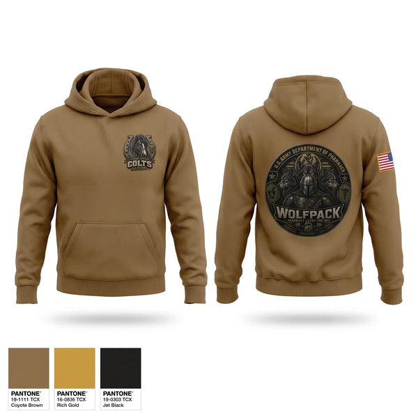 Hoodie, Pharmacy colts, Army, Teamtime, Team time, sublimation, custom sports apparel, team uniforms, spirit wear, spiritwear, sports uniforms, custom shirts, team store, custom team store, fundraiser sports, apparel fundraiser
