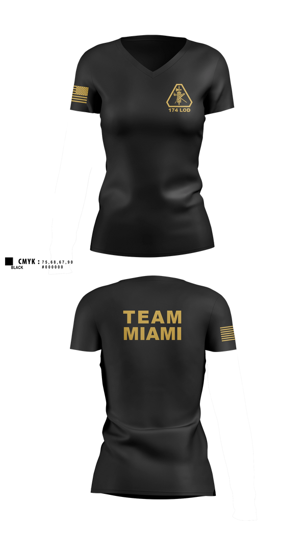 Womens Short Sleeve Vneck Shirt, 174th Legal Operations Detachment, Army, Teamtime, Team time, sublimation, custom sports apparel, team uniforms, spirit wear, spiritwear, sports uniforms, custom shirts, team store, custom team store, fundraiser sports, apparel fundraiser
