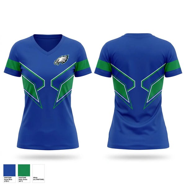 Womens Short Sleeve Vneck Shirt, Robert C Byrd High School Soccer, Women's Soccer, Teamtime, Team time, sublimation, custom sports apparel, team uniforms, spirit wear, spiritwear, sports uniforms, custom shirts, team store, custom team store, fundraiser sports, apparel fundraiser