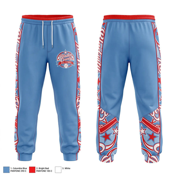 Sweatpants, Bladen County All Stars, Softball, Teamtime, Team time, sublimation, custom sports apparel, team uniforms, spirit wear, spiritwear, sports uniforms, custom shirts, team store, custom team store, fundraiser sports, apparel fundraiser