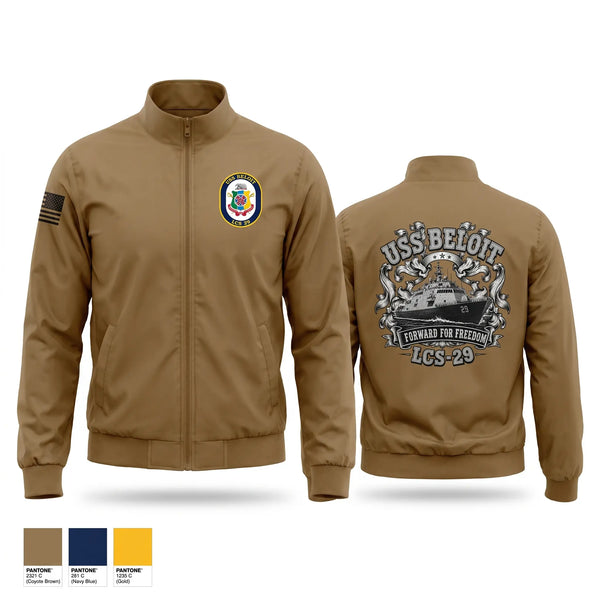 Windbreaker, USS Beloit, Navy, Teamtime, Team time, sublimation, custom sports apparel, team uniforms, spirit wear, spiritwear, sports uniforms, custom shirts, team store, custom team store, fundraiser sports, apparel fundraiser