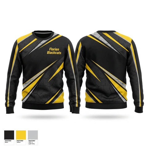 Crew Neck Sweatshirt, Florien Blackcats, Softball, Teamtime, Team time, sublimation, custom sports apparel, team uniforms, spirit wear, spiritwear, sports uniforms, custom shirts, team store, custom team store, fundraiser sports, apparel fundraiser