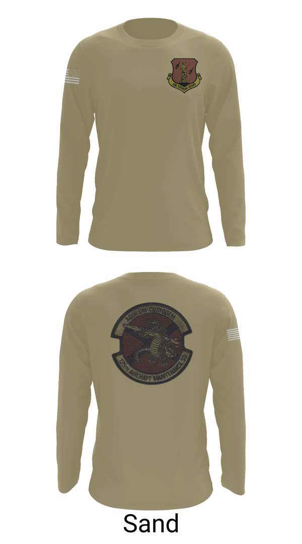 Long Sleeve Performance Shirt, 125th Tactical Aircraft Maintenance SQ, , Teamtime, Team time, sublimation, custom sports apparel, team uniforms, spirit wear, spiritwear, sports uniforms, custom shirts, team store, custom team store, fundraiser sports, apparel fundraiser