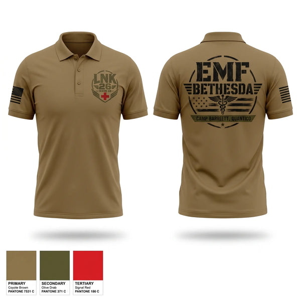Short Sleeve Performance Polo, EMF BETHESDA, Navy, Teamtime, Team time, sublimation, custom sports apparel, team uniforms, spirit wear, spiritwear, sports uniforms, custom shirts, team store, custom team store, fundraiser sports, apparel fundraiser