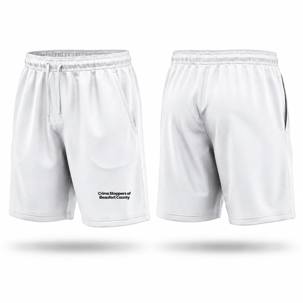 Athletic Shorts With Pockets, Crime Stoppers of Beaufort County, Police, Teamtime, Team time, sublimation, custom sports apparel, team uniforms, spirit wear, spiritwear, sports uniforms, custom shirts, team store, custom team store, fundraiser sports, apparel fundraiser