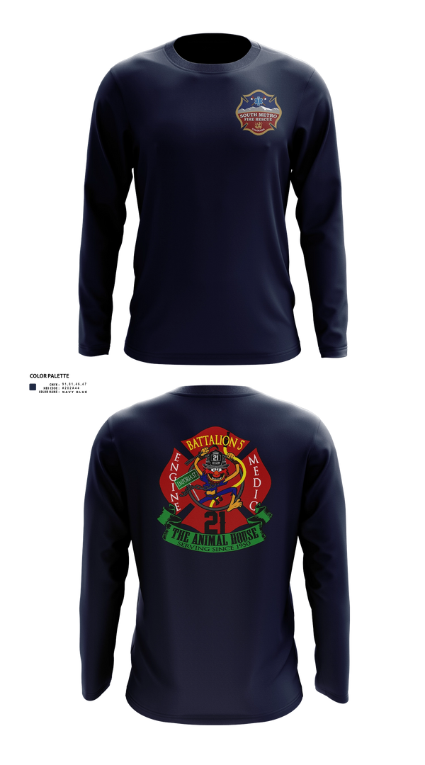 Long Sleeve Performance Shirt, The animal house, Fire Department, Teamtime, Team time, sublimation, custom sports apparel, team uniforms, spirit wear, spiritwear, sports uniforms, custom shirts, team store, custom team store, fundraiser sports, apparel fundraiser