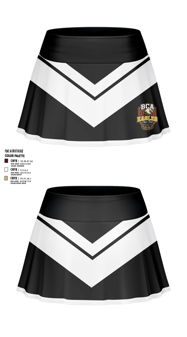 Skort, Eagles, Cheer, Teamtime, Team time, sublimation, custom sports apparel, team uniforms, spirit wear, spiritwear, sports uniforms, custom shirts, team store, custom team store, fundraiser sports, apparel fundraiser