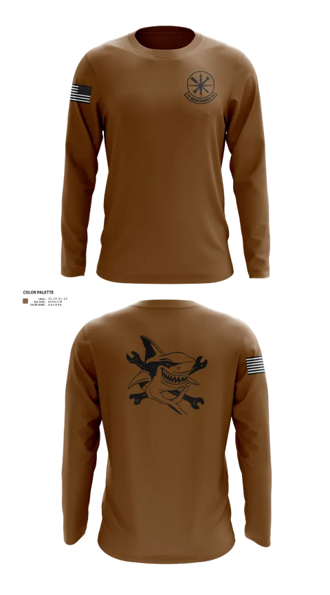 Long Sleeve Performance Shirt, 15 Maintenance Squadron, Air Force, Teamtime, Team time, sublimation, custom sports apparel, team uniforms, spirit wear, spiritwear, sports uniforms, custom shirts, team store, custom team store, fundraiser sports, apparel fundraiser