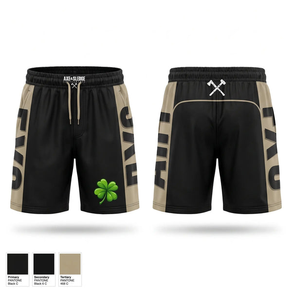 Athletic Shorts With Pockets, The Lucky Shamrocks, Police, Teamtime, Team time, sublimation, custom sports apparel, team uniforms, spirit wear, spiritwear, sports uniforms, custom shirts, team store, custom team store, fundraiser sports, apparel fundraiser