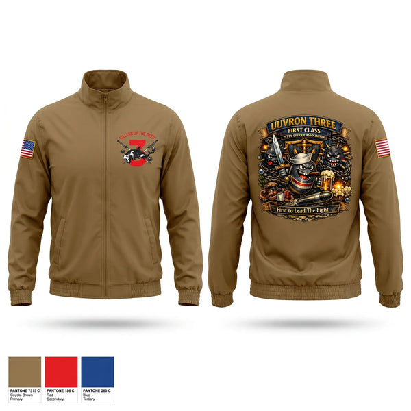 Windbreaker, UUVRON THREE FCPOA, Navy, Teamtime, Team time, sublimation, custom sports apparel, team uniforms, spirit wear, spiritwear, sports uniforms, custom shirts, team store, custom team store, fundraiser sports, apparel fundraiser