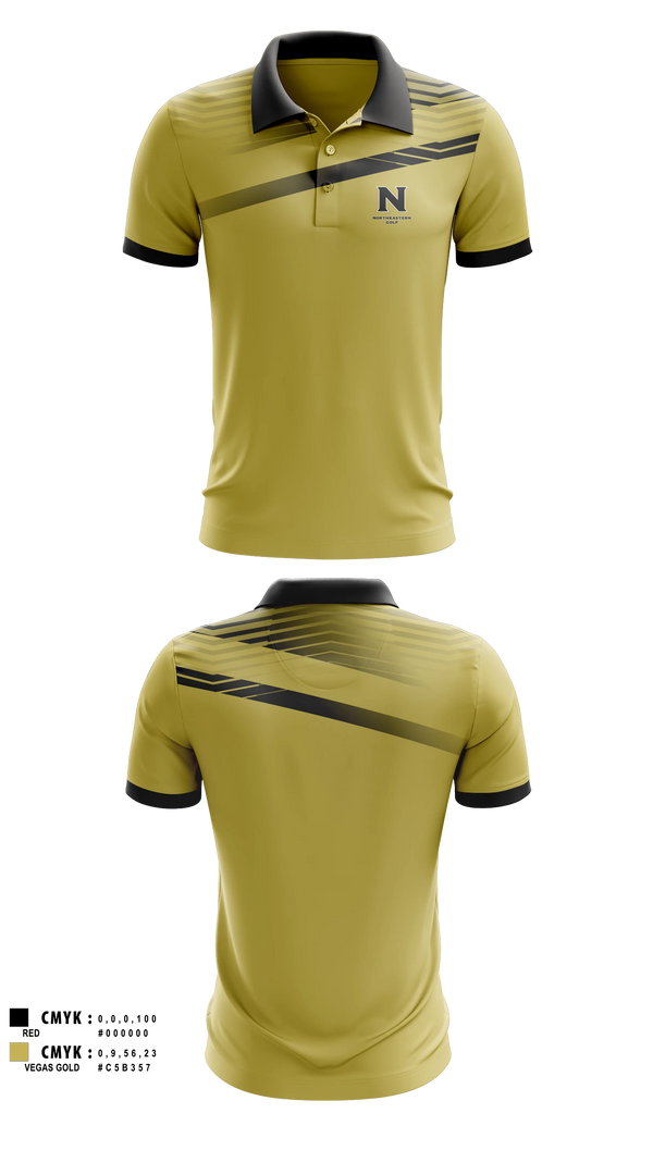 Short Sleeve Performance Polo, Northeastern Junior College Golf Team, Golf, Teamtime, Team time, sublimation, custom sports apparel, team uniforms, spirit wear, spiritwear, sports uniforms, custom shirts, team store, custom team store, fundraiser sports, apparel fundraiser