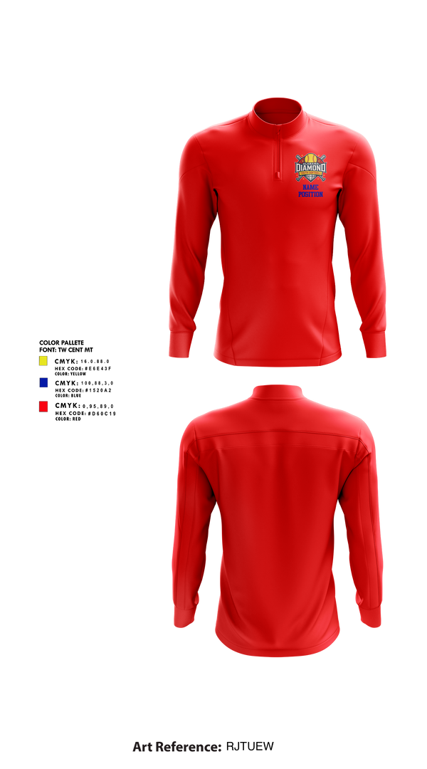 Quarter Zip Jacket, Alabama Diamond Youth Softball, Softball, Teamtime, Team time, sublimation, custom sports apparel, team uniforms, spirit wear, spiritwear, sports uniforms, custom shirts, team store, custom team store, fundraiser sports, apparel fundraiser