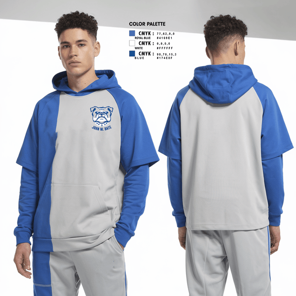 Hoodie, Bate Middle School (John W. Bate) Baseball, Baseball, Teamtime, Team time, sublimation, custom sports apparel, team uniforms, spirit wear, spiritwear, sports uniforms, custom shirts, team store, custom team store, fundraiser sports, apparel fundraiser