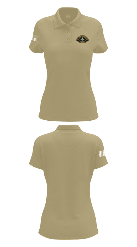 Womens Short Sleeve Performance Polo, Rio Communities Police Department, , Teamtime, Team time, sublimation, custom sports apparel, team uniforms, spirit wear, spiritwear, sports uniforms, custom shirts, team store, custom team store, fundraiser sports, apparel fundraiser